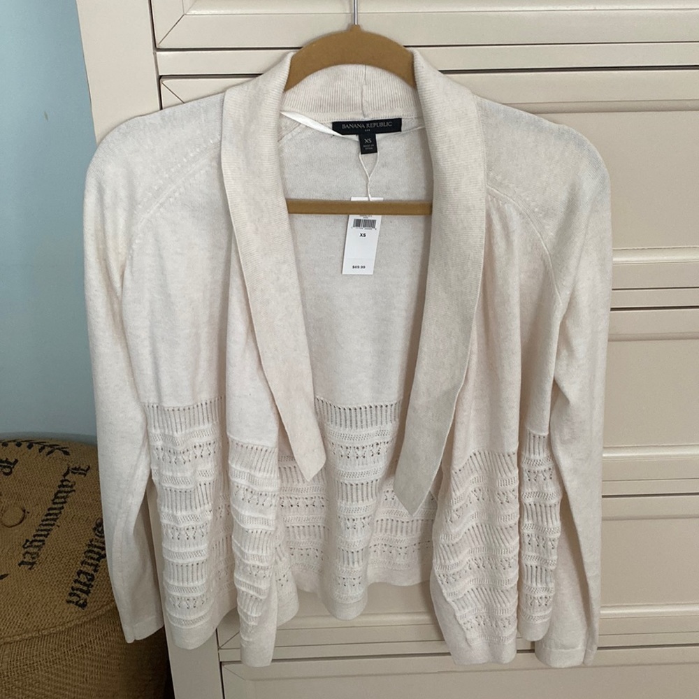 BNWT Banana Republic Factory pointelle sweater